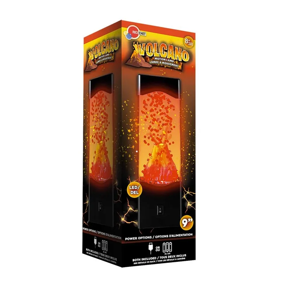 Lampe à mouvement volcan, 3 po x 3,5 po x 9 po Giant Tiger