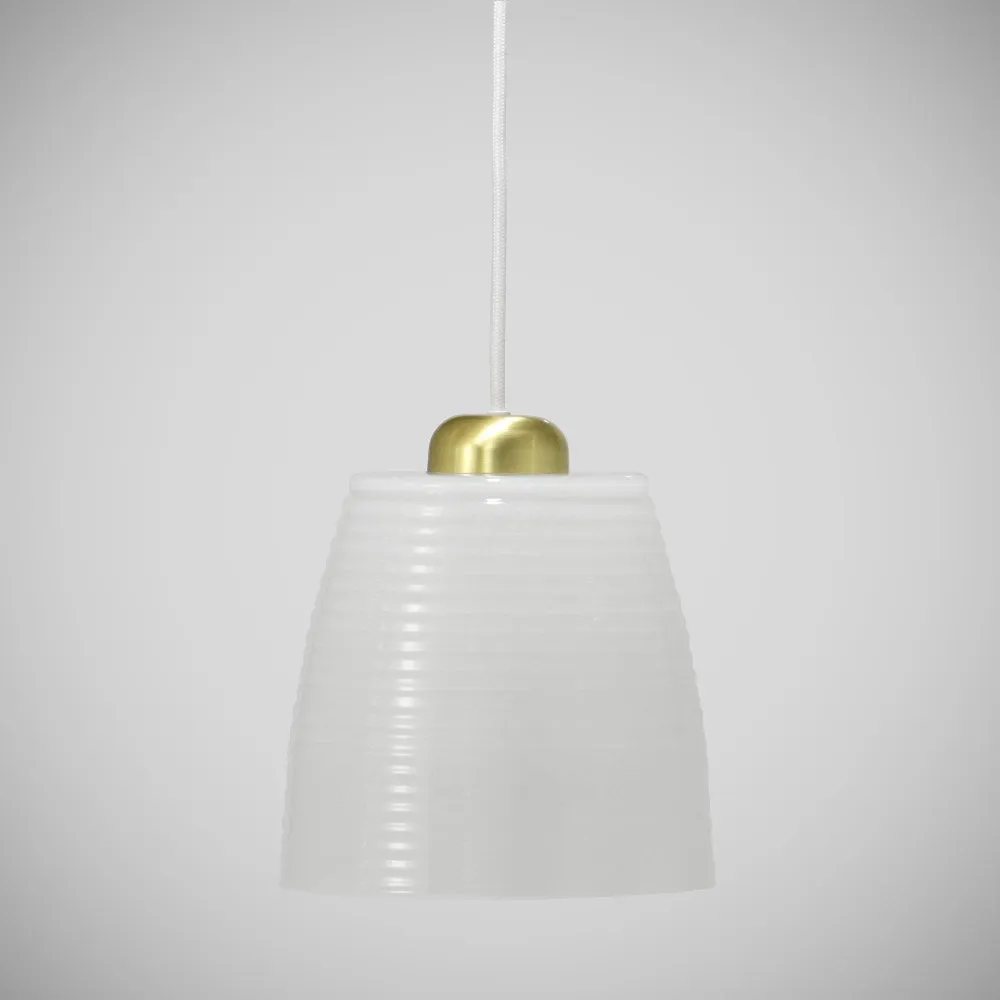Suspension Lampe Petite EXQUIS Opale GLASSCOR | Hand·Blown glass Store