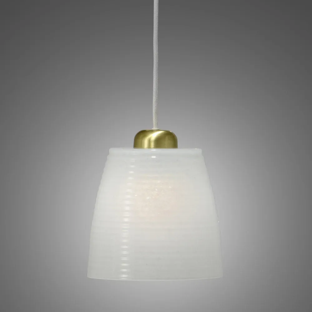 Suspension Lampe Petite EXQUIS Opale GLASSCOR | Hand·Blown glass Store