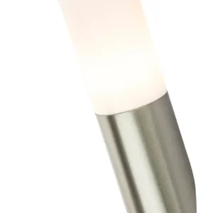 Applique murale extérieure Globo Lighting Boston en acier inoxydable E27