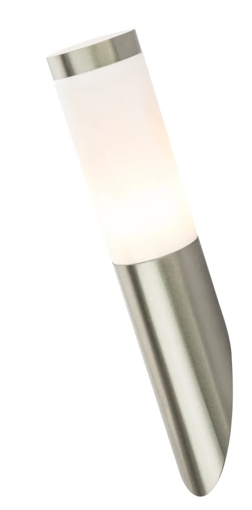 Applique murale extérieure Globo Lighting Boston en acier inoxydable E27