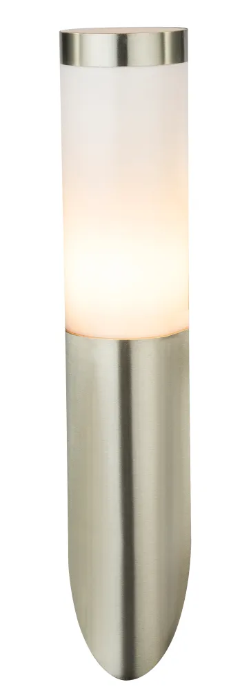 Applique murale extérieure Globo Lighting Boston en acier inoxydable E27