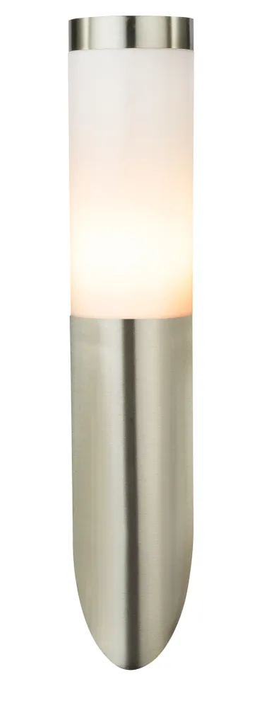 Applique murale extérieure Globo Lighting Boston en acier inoxydable E27