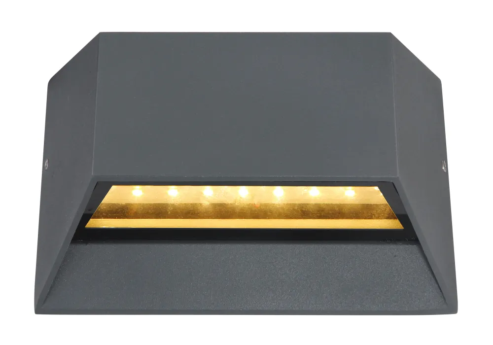 Applique murale extérieure Globo Lighting Honna en aluminium anthracite LED