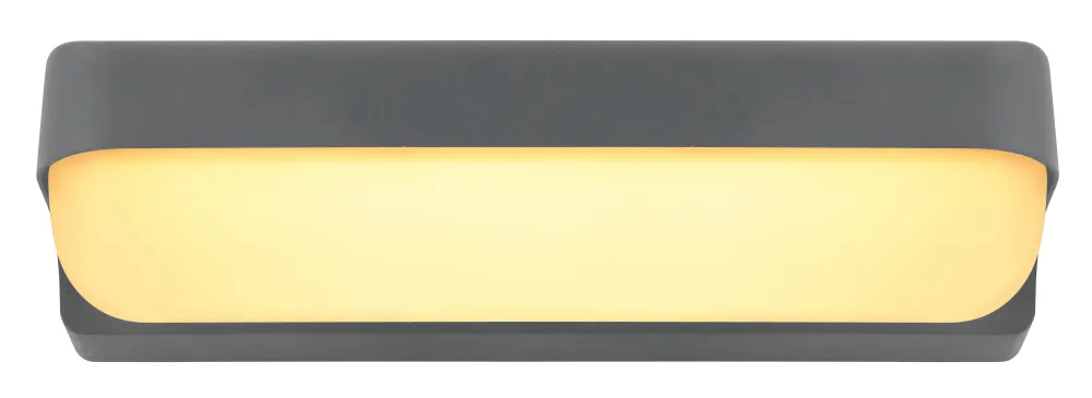 Applique murale extérieure Globo Lighting Honna en aluminium anthracite LED