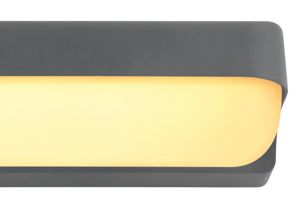 Applique murale extérieure Globo Lighting Honna en aluminium anthracite LED