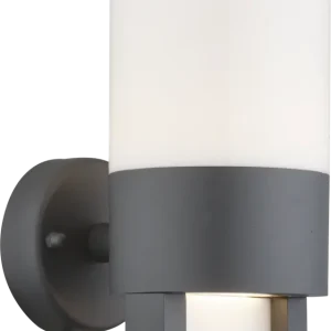 Applique murale extérieure Globo Lighting Nexa en aluminium gris LED