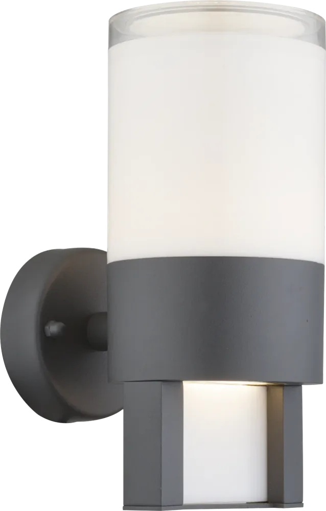 Applique murale extérieure Globo Lighting Nexa en aluminium gris LED