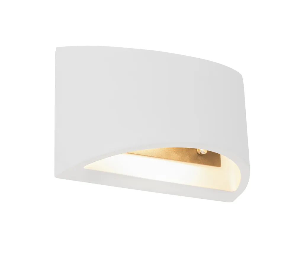 Applique murale Globo Lighting Christine en plâtre blanc G9