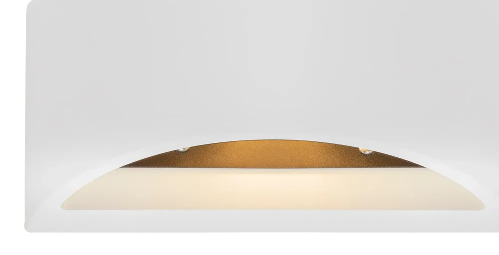 Applique murale Globo Lighting Christine en plâtre blanc G9