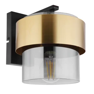 Applique murale Globo Lighting Milley en métal noir E27