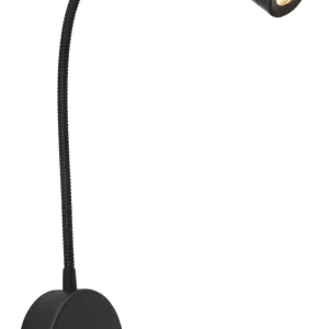 Applique murale Globo Lighting Milly en métal noir Black