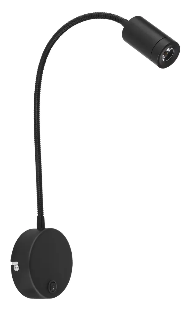 Applique murale Globo Lighting Milly en métal noir Black