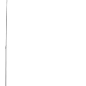 Lampadaire Globo Lighting Newcastle en métal nickelé E27 Nickel