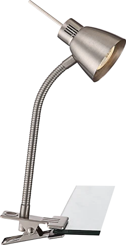 Lampe de bureau Globo Lighting Nuova en métal nickelé GU10