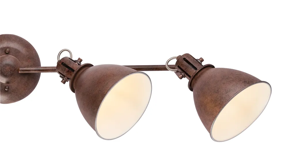 Lampe sur rail Globo Lighting Giorgio en métal bronze E14 4L