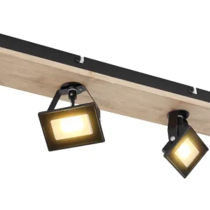 Lampe sur rail Globo Lighting Joya métal noir 4L