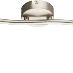 Lampe sur rail Globo Lighting Roman en métal nickelé E14 2L