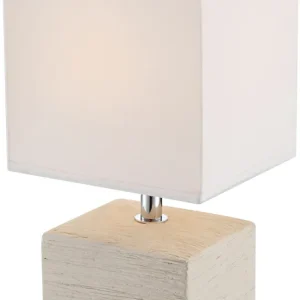 Lampe de table Globo Lighting Geri en céramique beige E14