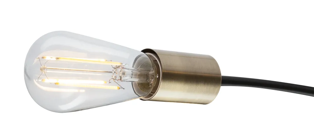 Lustre Globo Lighting Sarini en métal noir E27 4L
