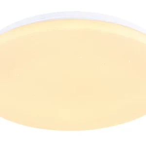 Plafonnier encastré Globo Lighting Hubert en métal blanc
