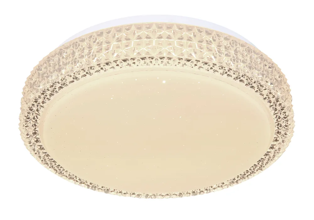Plafonnier encastré Globo Lighting Ovi en métal blanc