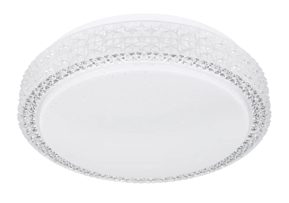 Plafonnier encastré Globo Lighting Ovi en métal blanc