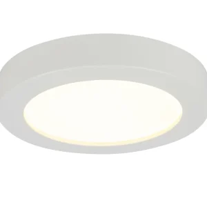 Plafonnier encastré Globo Lighting Paula en plastique blanc
