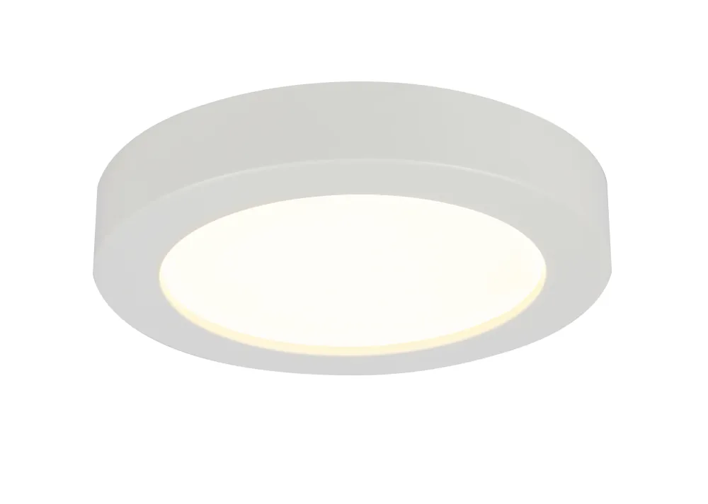 Plafonnier encastré Globo Lighting Paula en plastique blanc