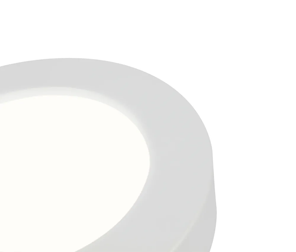 Plafonnier encastré Globo Lighting Paula en plastique blanc