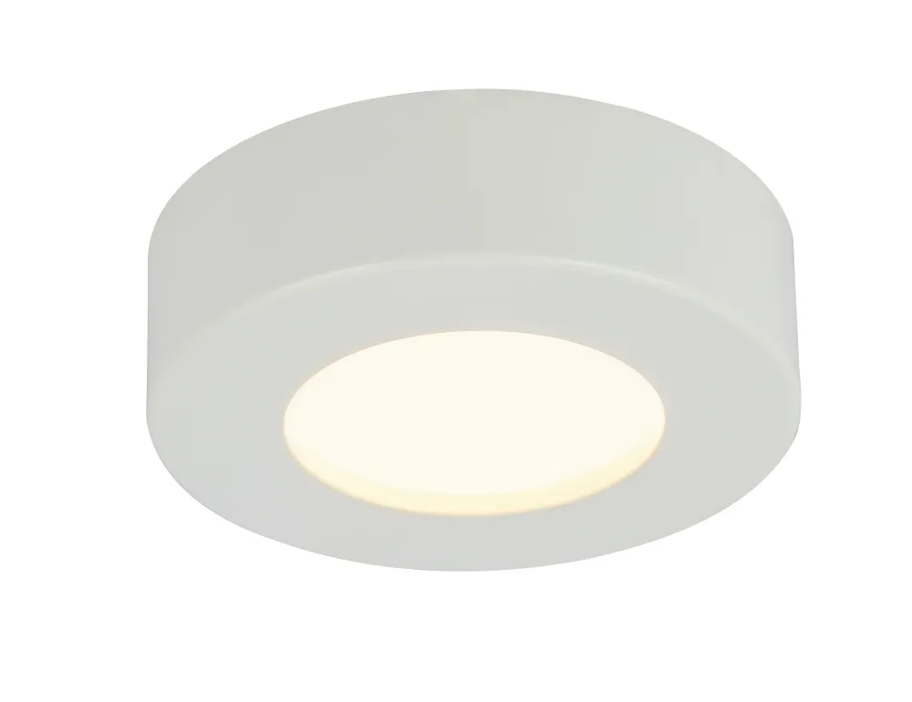 Plafonnier encastré Globo Lighting Paula en plastique blanc
