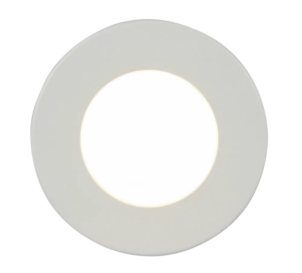 Plafonnier encastré Globo Lighting Paula en plastique blanc