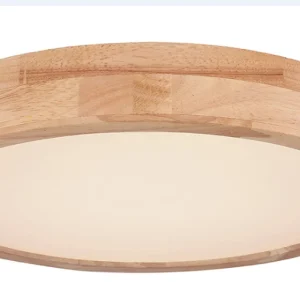 Plafonnier encastré Globo Lighting Rainer en métal et bois
