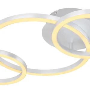 Plafonnier encastré Globo Lighting Reggy en aluminium White