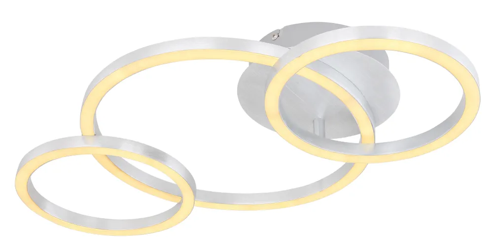Plafonnier encastré Globo Lighting Reggy en aluminium White