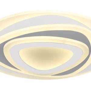 Plafonnier encastré Globo Lighting Sabatino en métal blanc