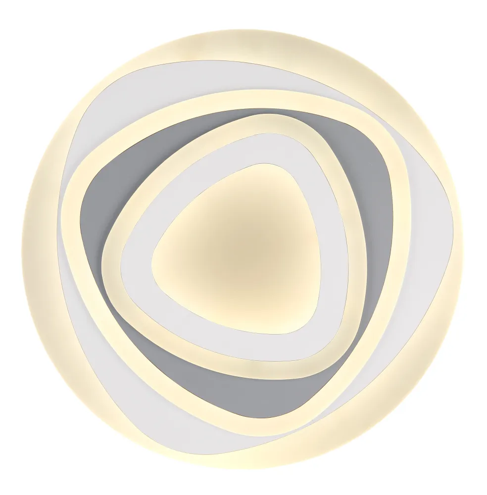 Plafonnier encastré Globo Lighting Sabatino en métal blanc