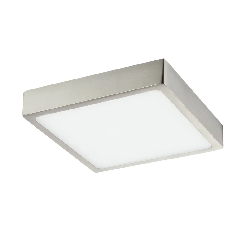 Plafonnier encastré Globo Lighting Vitos en aluminium nickelé