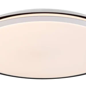 Plafonnier encastré Globo Lighting Xaver en métal blanc 1/1 L