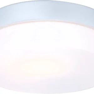 Plafonnier Globo Lighting Vranos en aluminium argenté E27