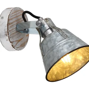 Suspension Globo Lighting Günther I en bois blanc E27