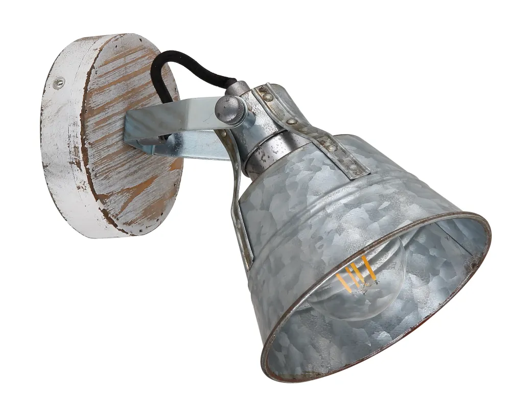 Suspension Globo Lighting Günther I en bois blanc E27
