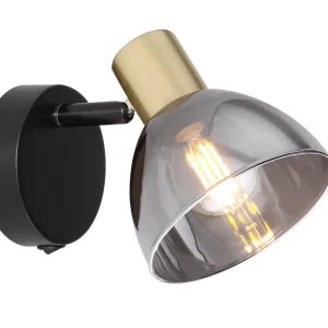 Suspension Globo Lighting Jay en métal noir E14