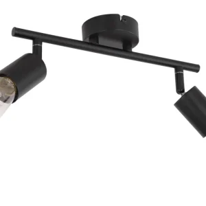 Suspension Globo Lighting Martha en métal noir E27 2L