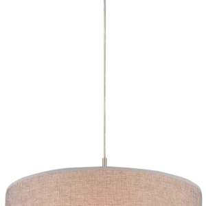 Suspension Globo Lighting Paco en métal nickelé E27