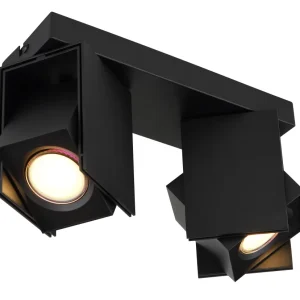 Suspension Globo Lighting Rory en métal noir GU10 2L