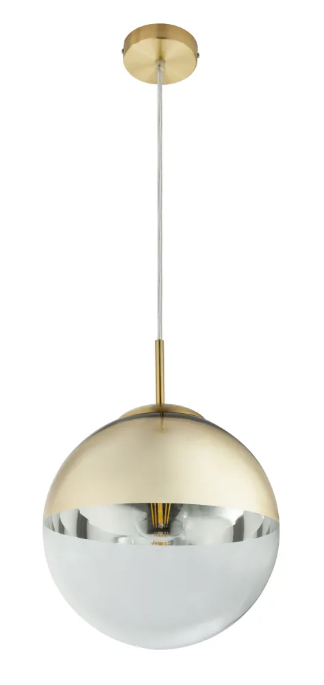 Suspension Globo Lighting Varus en métal doré E27