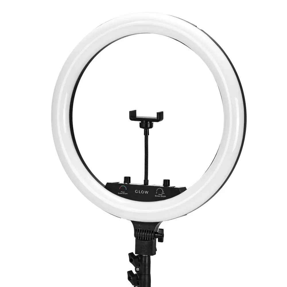GLOW lampe anneau RGB bsc 18" avec trépied 45W