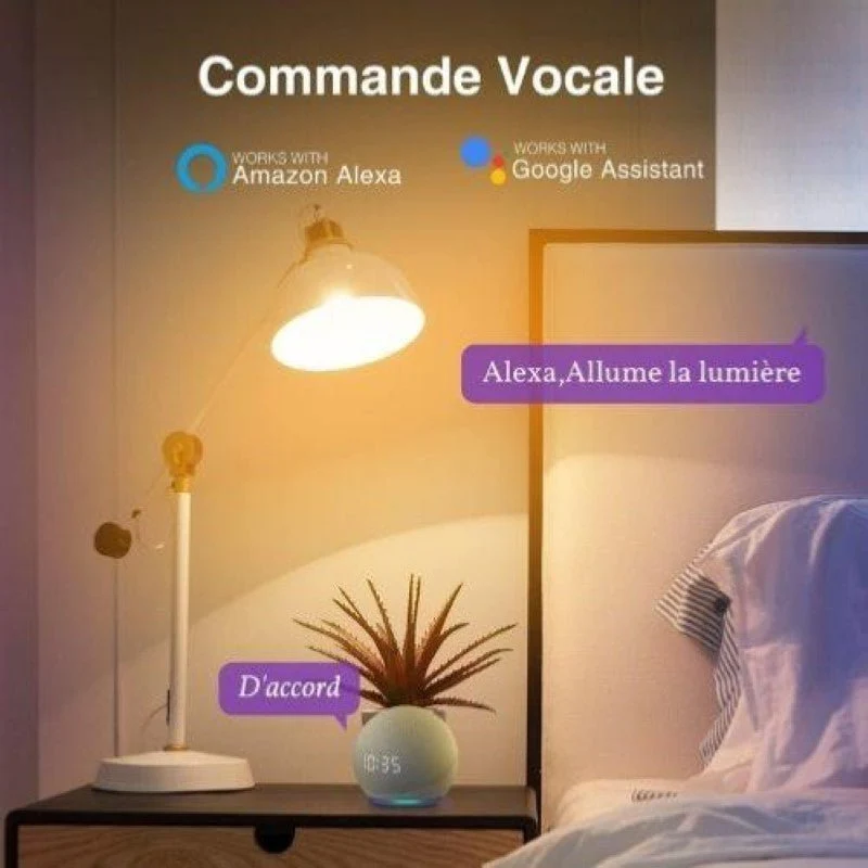 Ampoule LED Connectée B22 8W WiFi RGBW Gosund