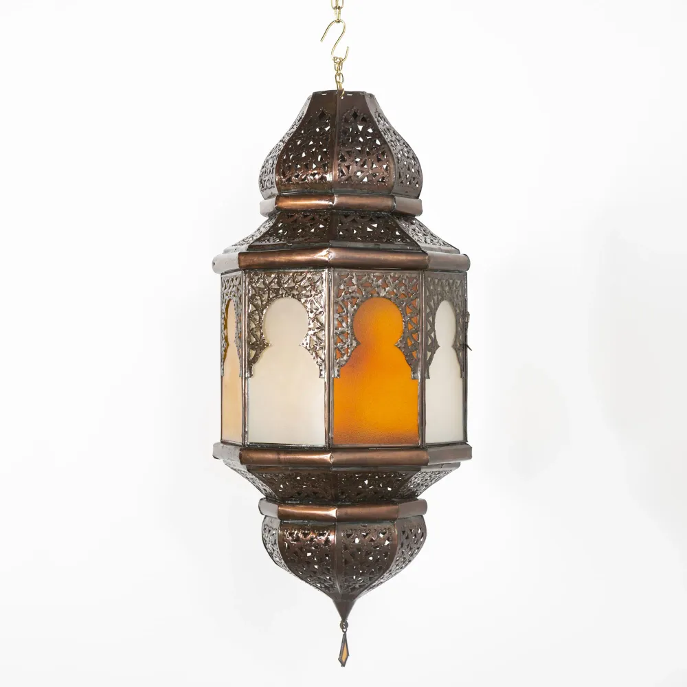 Grande lampe arabe en fer forgé Arcos A2 70 cm